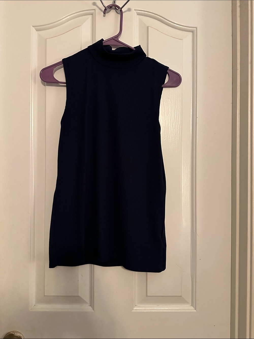 No Boundaries Black Sleeveless Mock Neck Tank Top